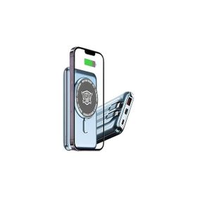 Buff Labs BP11 10.000 mAh Magsafe Dahili Kablolu Taşınabilir Manyetik Mavi Powerbank