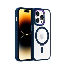Buff Lacivert İphone 14 Pro BumperMag Kılıf