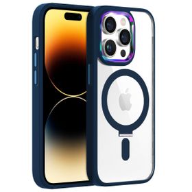 Buff Lacivert İphone 14 Pro BumperMag Kılıf