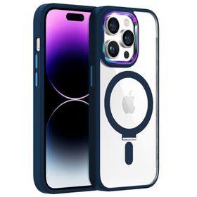 Buff Lacivert İphone 14 Pro BumperMag Kılıf
