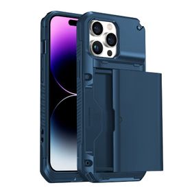 Buff Mavi iPhone 14 Pro Max Slide Armor Kılıf
