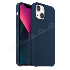 Buff Rubber Fit iPhone 13 Navy Blue Silikon Kılıf