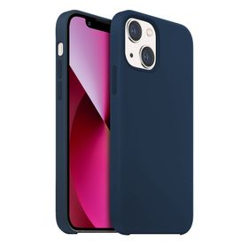 Buff Rubber Fit iPhone 13 Navy Blue Silikon Kılıf