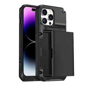 Buff Siyah iPhone 14 Pro Max Slide Armor Kılıf