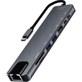 Buff Type C Usb 8 In 1 Hub Çoklayıcı Adaptörü