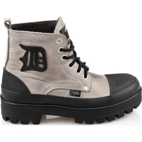 Buffalo Black 6338-1 Bej Prinded Nubuk Kadın Bot