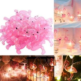 Buffer 10'lu Pilli Flamingo Dekoratif Işık Zinciri 1,5 mt Led Aydınlatma