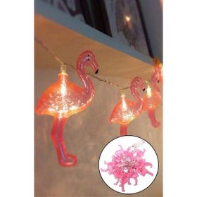 Buffer 10'lu Pilli Flamingo Dekoratif Işık Zinciri 1,5 mt Led Aydınlatma