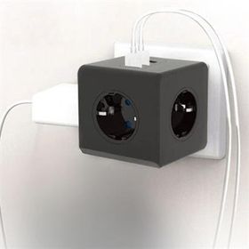 Buffer 2 mt 16A 4000W Isıya Dayanıklı Termal Akım Korumalı 8'li Priz ve 3 USB'li Uzatma Kablosu