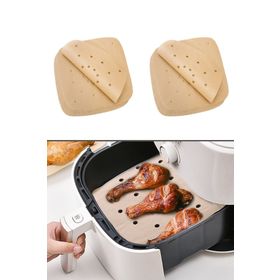 Buffer 200 Adet Tek Kullanımlık Hava Fritöz Yağ Geçirmez Yapışma Air Fryer Pişirme Kağıdı
