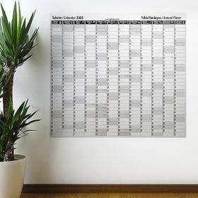 Buffer 2020 Yıllık Planlayıcı Manyetik 110x100 cm Duvar Stickerı Takvim