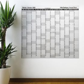 Buffer 2020 Yıllık Planlayıcı Manyetik 110x100 cm Duvar Stickerı Takvim