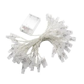 Buffer 3 m 20'li Led Işıklı Dekoratif Fotoğraf Askılığı Mandalları