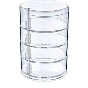 Buffer 4 Katlı Dönebilen Şeffaf Takı Düzenleyici