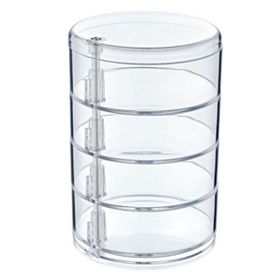 Buffer 4 Katlı Dönebilen Şeffaf Takı Düzenleyici