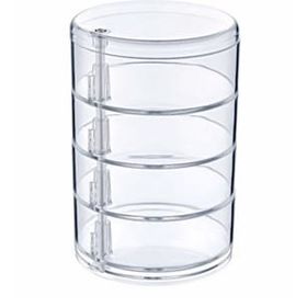 Buffer 4 Katlı Dönebilen Şeffaf Takı Düzenleyici