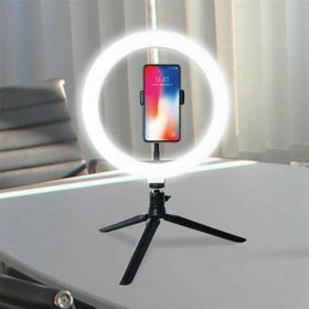 Buffer 8 inç 20 cm Youtube Instagram Tiktok Selfie Stüdyo Video Fotoğraf Ring Light Tripod Led Halka Işık