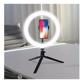 Buffer 8 inç 20 cm Youtube Instagram Tiktok Selfie Stüdyo Video Fotoğraf Ring Light Tripod Led Halka Işık