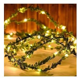 Buffer AA97YT1096 Yapraklı Dekorlu 3 m Peri Led Pilli Işık