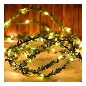 Buffer AA97YT1096 Yapraklı Dekorlu 3 m Peri Led Pilli Işık