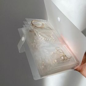 Buffer Albüm Şeklinde Aksesuar Takı Saklama Poşetleri Kolye Küpe Bileklik Organizeri