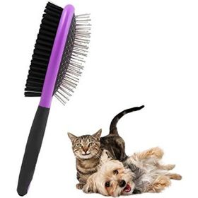 Buffer AT98YT0098 Çok Amaçlı Çift Taraflı Kolay Evcil Hayvan Kedi Köpek Temizleme Pet Fırçası