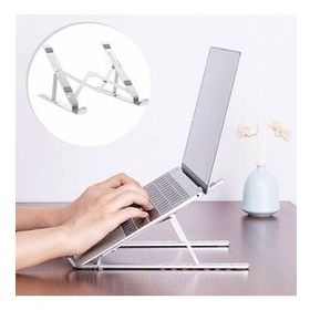 Buffer Ayarlanabilir Dizüstü Destek Tabanı Tamamen Katlanabilir Taşınabilir Laptop Yükseltici