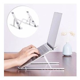 Buffer Ayarlanabilir Dizüstü Destek Tabanı Tamamen Katlanabilir Taşınabilir Laptop Yükseltici