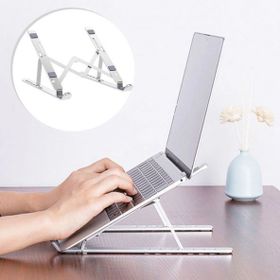 Buffer Ayarlanabilir Dizüstü Destek Tabanı Tamamen Katlanabilir Taşınabilir Laptop Yükseltici