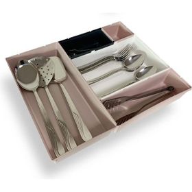 Buffer AZ36YT3584 5 Parça Plastik Derin Çekmece İçi Modüler Düzenleyici Organizer Tepsi Set