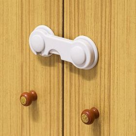 Buffer Bebek Çocuk Güvenliği Çekmece ve Dolap İçin Kendiliğinde Yapışkanlı Vidasız Kapak Kilidi