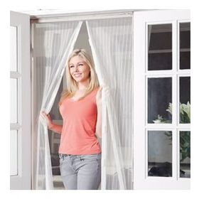 Buffer Beyaz 90x120 cm Pratik Manyetik Mıknatıslı Kapı Pencere Sinekliği Tülü