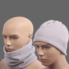 Buffer Beyaz Renki Çok Fonksiyonlu Unisex Polar Bere Boyunluk Saç Bandı