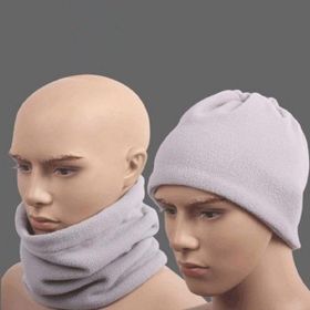 Buffer Beyaz Renki Çok Fonksiyonlu Unisex Polar Bere Boyunluk Saç Bandı