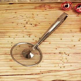 Buffer Çok Amaçlı Süzgeçli Paslanmaz Metal Haşlama ve Kızartma Maşası