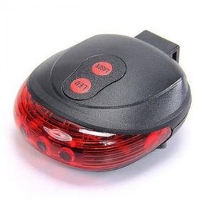 Buffer Çok Fonksiyonlu Pilli Bisiklet Led Lazer Işığı Arka Stop Lambası