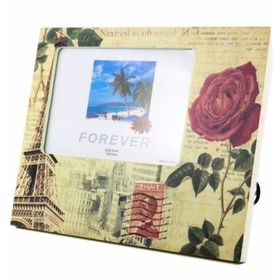 Buffer Decotown Dekoratif Desenli Çerçeve Gül Motifli Fotoğraf Çerçevesi