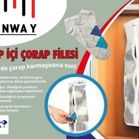 Buffer Dolap İçi Asılabilir Temiz Çorap Düzenleyici Çorap Filesi Askılık