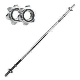 Buffer Düz Bar 120 cm Krom Halter Ağırlık Barı