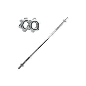 Buffer Düz Bar 120 cm Krom Halter Ağırlık Barı