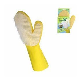 Buffer Ergonomik Masajlı Evcil Hayvan Kedi Köpek Yıkama Eldiveni Aparatı