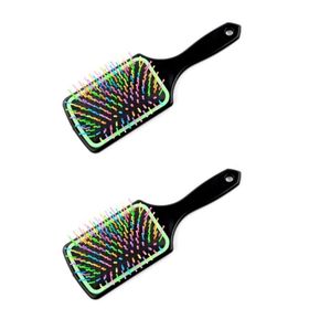 Buffer Ergonomik Pratik Renkli Uçlu Plastik Saç Fırçası Tarağı