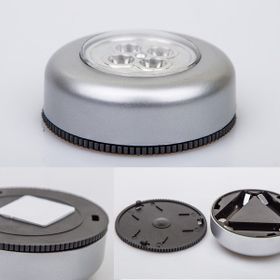 Buffer Kablosuz Spot Pilli Dokunmatik Led Lamba 3 Ledli Dolap Lambası