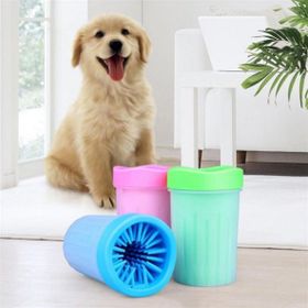 Buffer Küçük Silikon Jel Fırçalı Kedi Köpek Pati Ayak Yıkama Temizleme Kovası