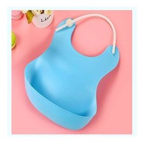 Buffer Mavi Dökülme Engelleyici Bükülebilir Çocuk Bebek Mama Önlüğü