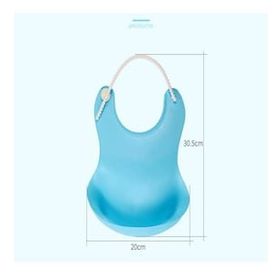 Buffer Mavi Dökülme Engelleyici Bükülebilir Çocuk Bebek Mama Önlüğü
