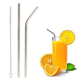 Buffer Metal Pipet Seti Paslanmaz Çelik Düz Eğik Pipet ve Pipet Temizleme Fırçası