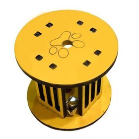 Buffer Mini Silindir Eğlenceli Renkli Sağlam Küçük Pati İzi Şekilli Kedi Oyuncağı