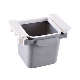 Buffer Plastik Tezgah Altı Geri Çekilebilir Yapışkanlı Görünmez Bölme Pratik Mini Masa Çöp Kovası