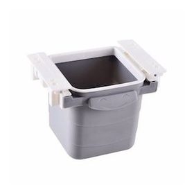 Buffer Plastik Tezgah Altı Geri Çekilebilir Yapışkanlı Görünmez Bölme Pratik Mini Masa Çöp Kovası